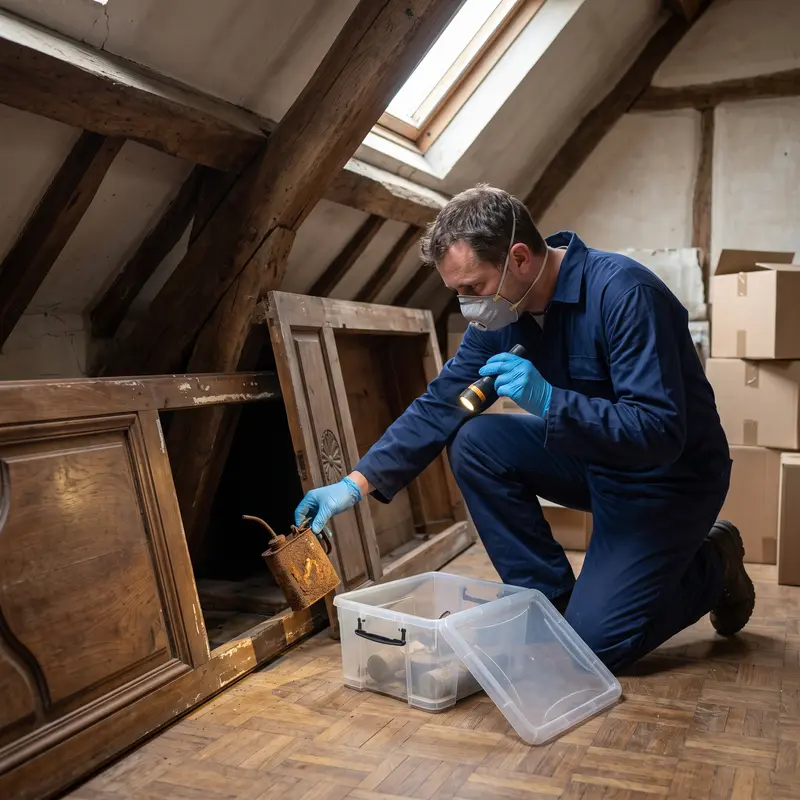 Détail pour Déchets dangereux lors d'un débarras : tri, interdits et filières